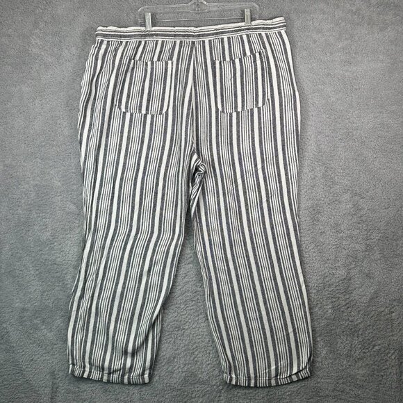Old Navy Striped Linen Pants Plus Size - Picture 2 of 13